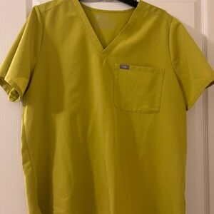 Figs Women's Lime Short Sleeve Tee